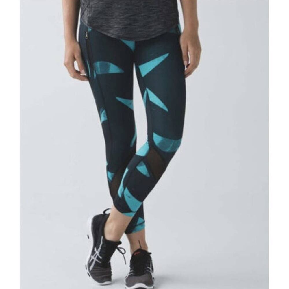 Lululemon Athletica Inspire Tight II Luxtreme Mesh 25" Legging Running Workout